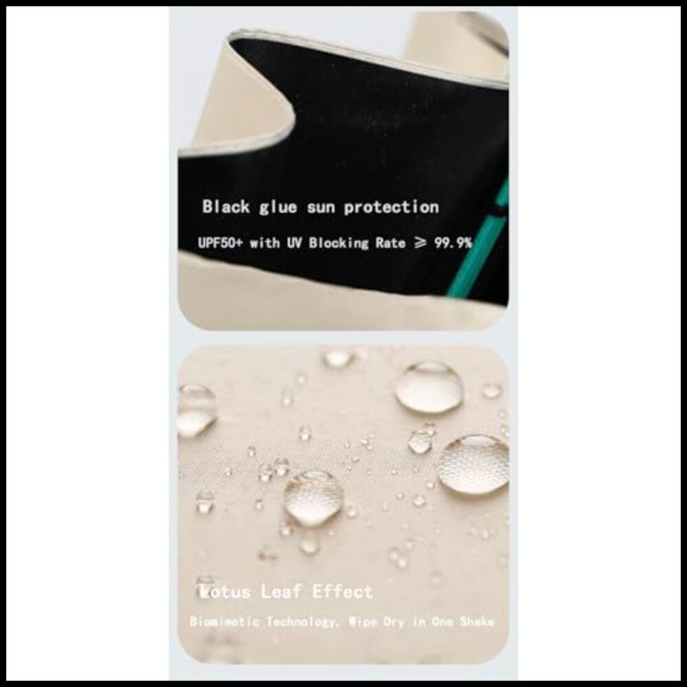 Compact Windproof Reverse Folding Umbrella Automa… - image 7